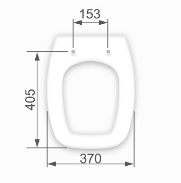 Imagem de Assento sanitario tampa para vaso versato celite mdf