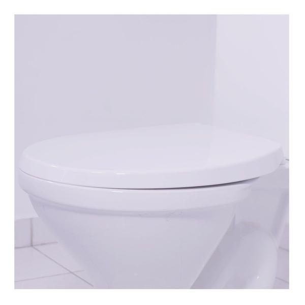 Imagem de Assento sanitario tampa privada universal oval branco