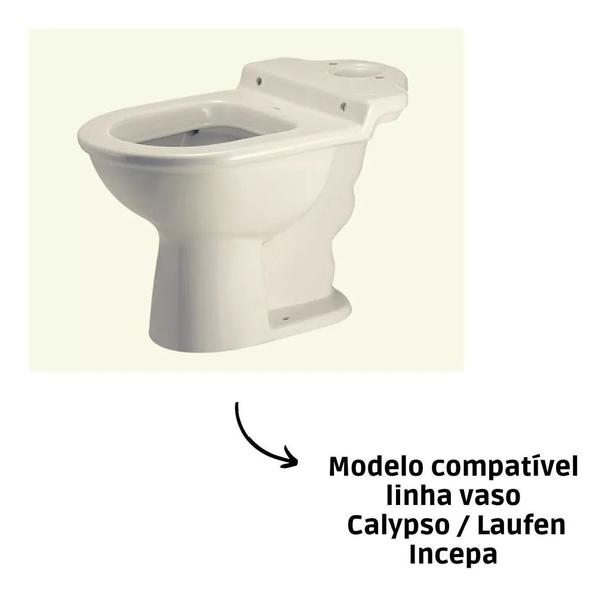 Imagem de Assento Sanitário Tampa Vaso Almofadado Calypso Cinza Claro Durin