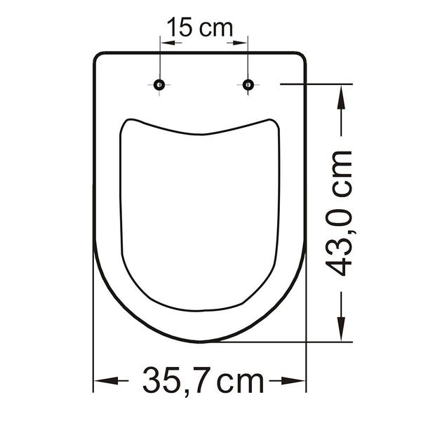 Imagem de Assento Sanitário TF SC Vogue Plus/Life/Flox/Square Branco