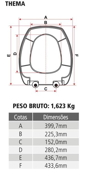 Imagem de Assento Sanitário Tigre Smart Pp Thema Br Soft Close