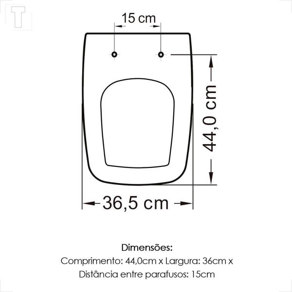 Imagem de Assento sanitario tupan boss termofixo convencional branco