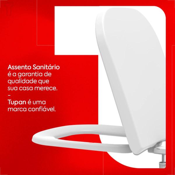 Imagem de Assento sanitario tupan quadra/gap/debba/axis  pp convencional branco