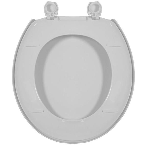 Imagem de Assento Sanitário Universal Oval Cinza Claro - A+162 - TUPAN