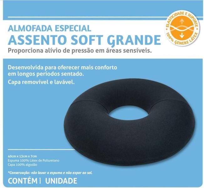 Imagem de Assento soft cor preta genere latex - PERFETTO