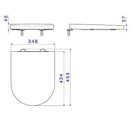 Imagem de Assento Termofixo Carrara/Lk/Nuova/Level Slow Close e Esyclean AP236 Branco - Deca