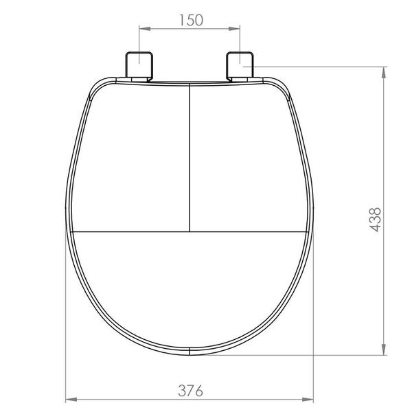 Imagem de Assento universal oval evolution branco soft close termofixo