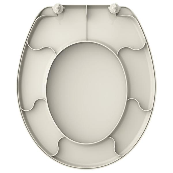 Assento universal oval premium biscuit polipropileno tupan Imagem de Assento universal oval premium biscuit polipropileno tupan