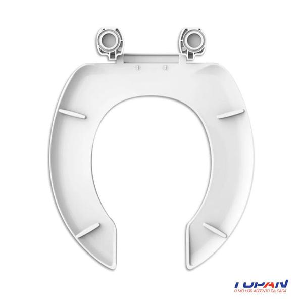 Assento universal oval trafic branco conv. polipropileno - Tupan Imagem de Assento universal oval trafic branco conv. polipropileno