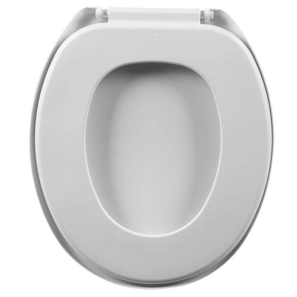 Imagem de Assento Vaso Sanitário Universal Oval Soft Branco Astra