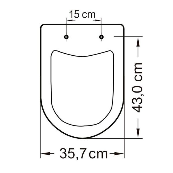 Imagem de Assento vogueplus life flox square lorenluna lorenclass crem