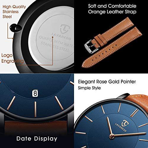 Assista, Relógio Mens, Moda Minimalista Simples Relógio de Pulso Data Analógica com Alça de Couro - BEN NEVIS Imagem de Assista, Relógio Mens, Moda Minimalista Simples Relógio de Pulso Data Analógica com Alça de Couro
