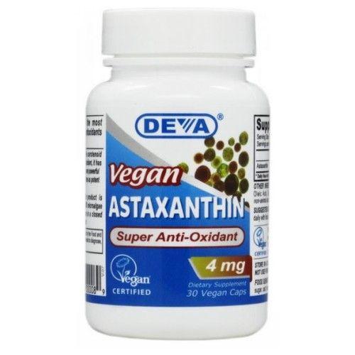 Imagem de Astaxantina Vegana Super Antioxidante 30 cápsulas veganas da Deva Vegan Vitamins (pacote com 2)