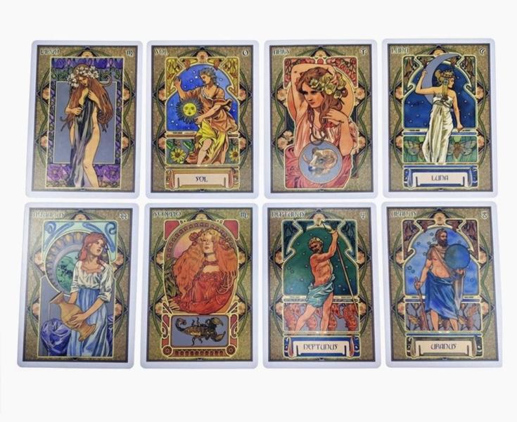 Imagem de Astrological Oracle Deck Oráculo Astrológico Baralho de Cartas de Tarô