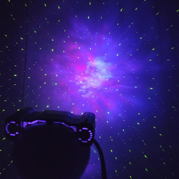 Imagem de Astronauta Projetor Led Estrela Galaxias Usb Luzes Decoraçao Quarto Sala Casa Estante Led Nebulosa