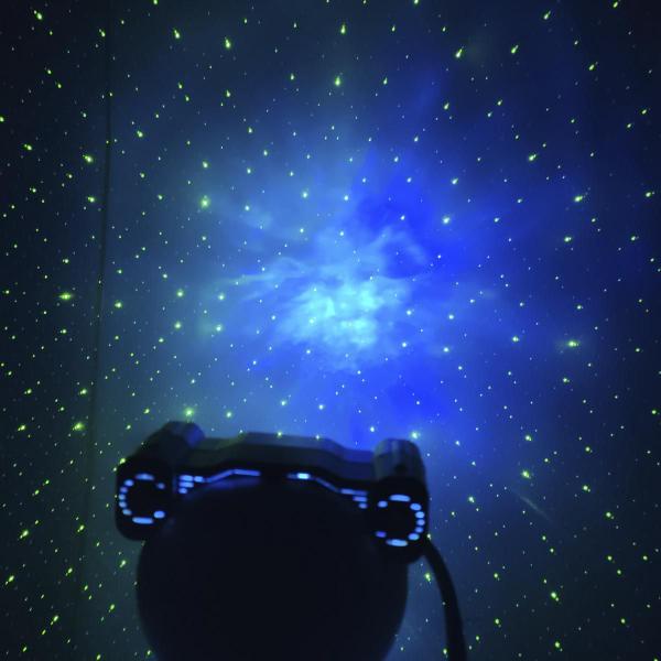 Imagem de Astronauta Projetor Led Estrela Galaxias Usb Luzes Decoraçao Quarto Sala Casa Estante Led Nebulosa