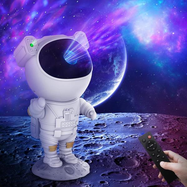 Imagem de Astronauta Projetor Night Light com Caixa de Som Bluetooth