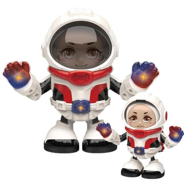 Imagem de Astronauta Robo Dançarino Infantil Brinquedo Com Luz Música DMT6635 - DM TOYS