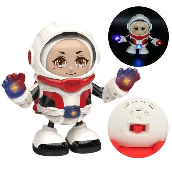 Imagem de Astronauta Robo Dançarino Infantil Brinquedo Com Luz Música DMT6635 - DM TOYS