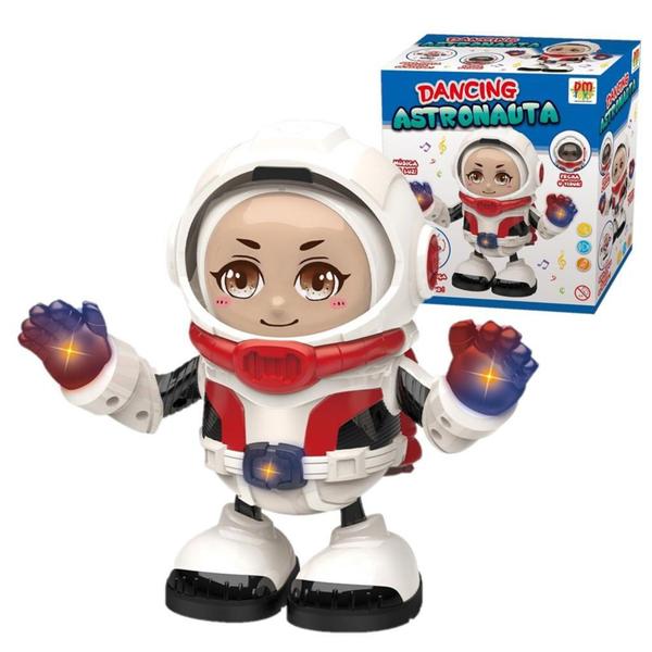 Imagem de Astronauta Robo Dançarino Infantil Brinquedo Com Luz Música DMT6635 - DM TOYS