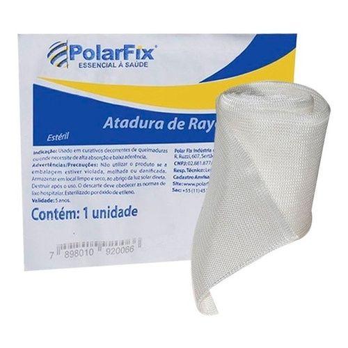 Imagem de Atadura de Rayon 7,5cm x 5m Polarfix 10 Unidades