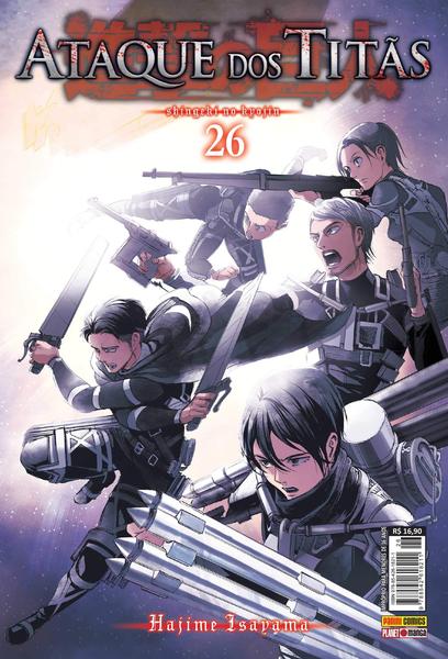 Imagem de Ataque Dos Titãs Shingeki No Kyojin Mangá Vol. 26 Português