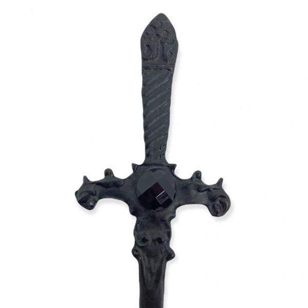 Imagem de Athame Cigana Metal Negro 15 cm Proteção - Selecione a Cor