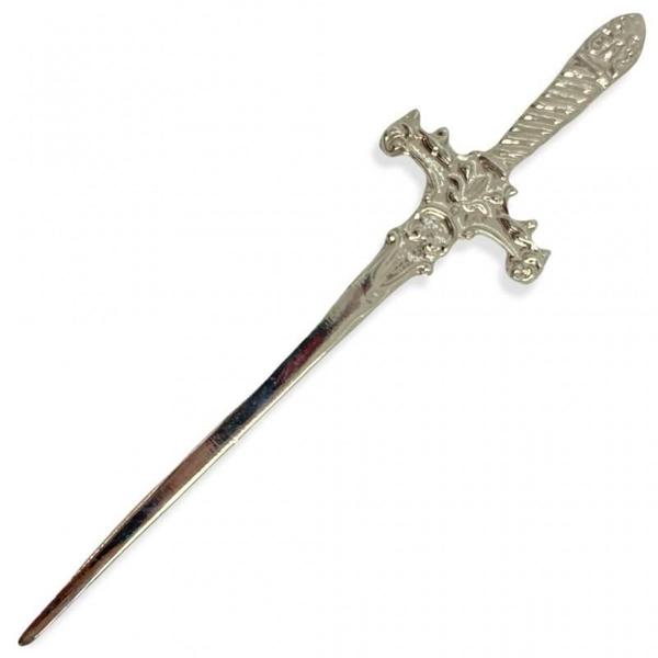 Imagem de Athame Cigana Metal Prata Brilhante 15 Cm - Selecione A Cor