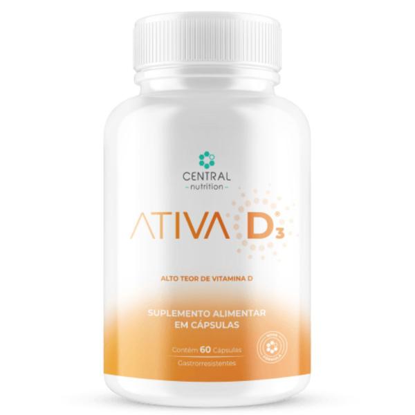 Imagem de Ativa D Central Nutrition Vitamina D 60 cápsulas