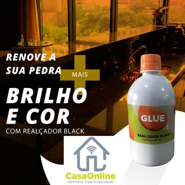 Imagem de Ativador Recuperar Brilho Pedra Granito Marmore Preto 500ml