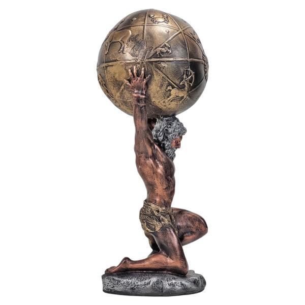 Imagem de Atlas Imagem Deus Grego Estátua Luxo Decor Dourado C/ Bronze