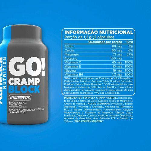 Imagem de Atlhetica Nutrition - Go! Cramp Block 60 Capsulas - Sem Sabor