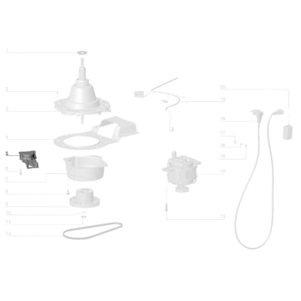 Atuador Acoplamento de Freio Compatível com Lavadora Electrolux LTP15 (220V) - Parceiro das Peças Imagem de Atuador Acoplamento de Freio Compatível com Lavadora Electrolux LTP15 (220V)