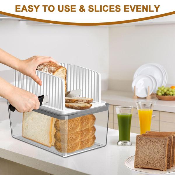 Imagem de Atualização do Bread Slicer Kiss Core para uso doméstico com caixa de pão