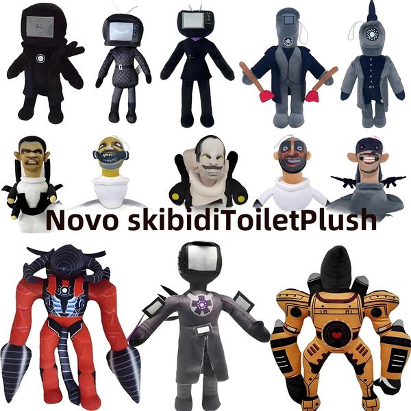 Imagem de Atualizado Titan TV Toilet Plush Toy, Camcordeman Dop Speakerman, Cameraman, Homem Presente, 72pcs