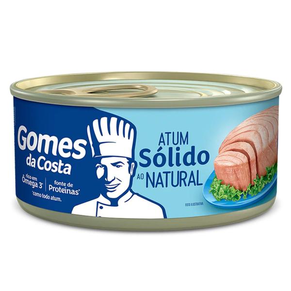 Imagem de Atum Sólido ao Natural Gomes da Costa 170g (6 latas)