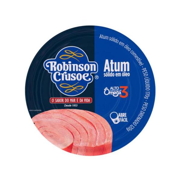 Imagem de Atum Sólido Óleo Robinson Crusoé 170g