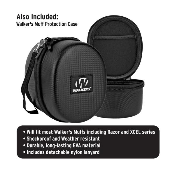 Imagem de Auricular Walker's XCEL 500BT Bluetooth com Proteção Auditiva + Case (2 items)