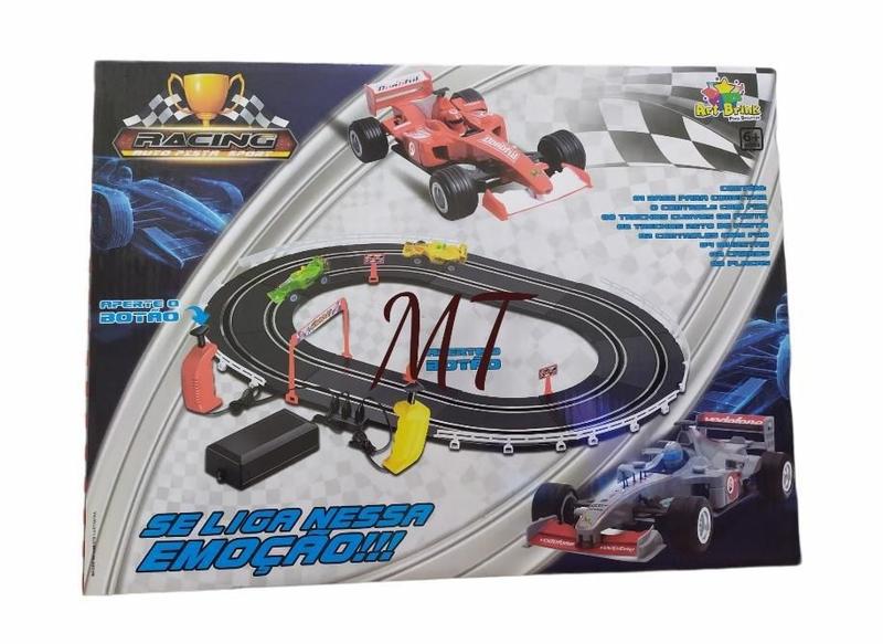 Auto Pista Autorama Racing Formula 1 Infantil + Nf - Art Brink Imagem de Auto Pista Autorama Racing Formula 1 Infantil + Nf