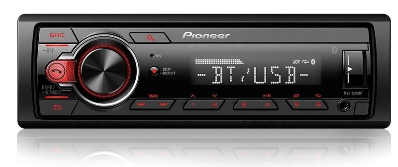 Imagem de Auto Radio Pioneer Mp3 Mvh-s218bt Usb Bluetooth Am Fm