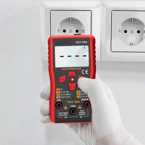 Imagem de Auto Ranging Multímetro Digital Alta Precisão Rms Esr Meter Ncv Inteligente Data Hold 6000 Contagens