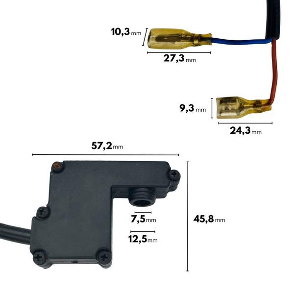 Imagem de Auto Stop Total Caixa Elétrica com Micro para Lavadora Vonder LAV1300 68.98.130.130 68.98.130.230