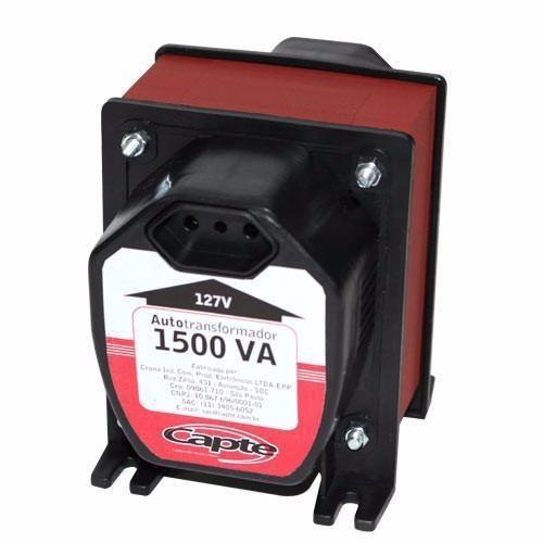 Imagem de Auto Transformador 1500Va/ 1050W Bivolt 110V/220V Tripolar