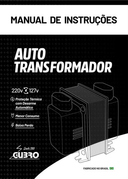 Imagem de Auto Transformador 5000va 110/220 220/110 P/ Ar 12,000btus(ate 6A)  com BLOCO DE CONEXAO