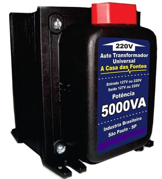 Imagem de Auto Transformador Automático Bivolt 5000Va Até 12.000 Btus