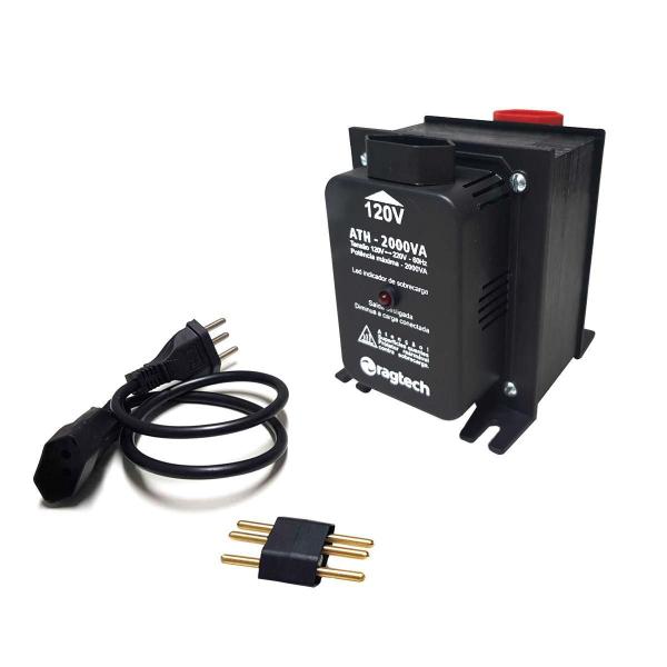 Imagem de Auto Transformador Ragtech Ath 2000 2000Va/1000W Máximo, Ent