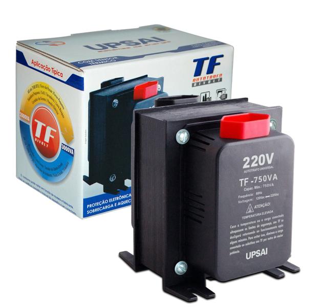 Imagem de Auto Transformador TF 750VA Bivolt 110V/220V ou 220V/110V C/ Sensor Térmico - UPSAI