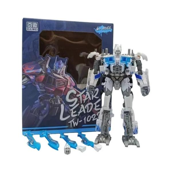 Imagem de Autobot Commander - Figura de Robô Transformável com Espada Dupla - Brinquedo para Crianças