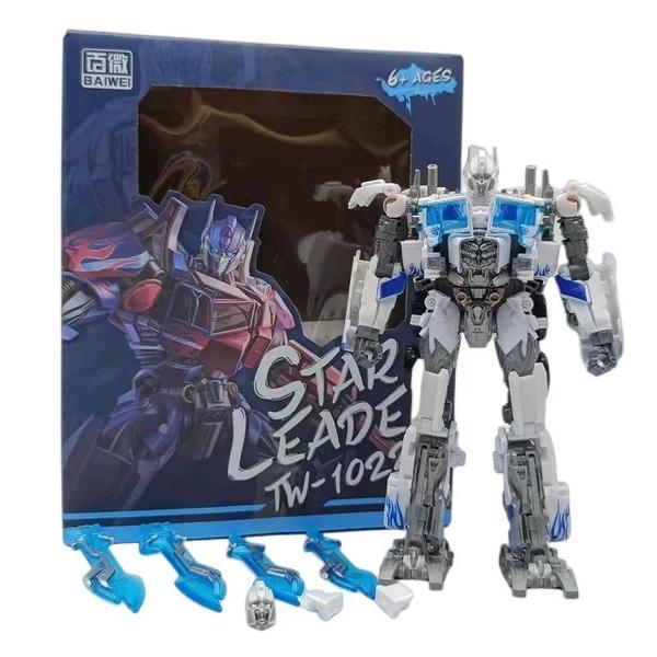 Imagem de Autobot Commander - Figura de Robô Transformável com Espada Dupla - Brinquedo para Crianças