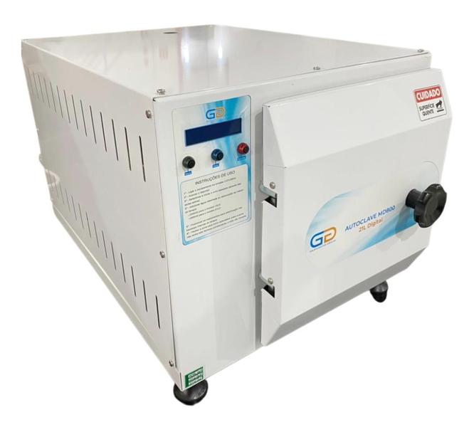 Imagem de Autoclave 21 litros MD 800 Horizontal Digital - GG Equipamentos